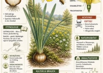 GELBE NARZISSE (Narcissus pseudonarcissus) – die Osterglocke des Frühlings