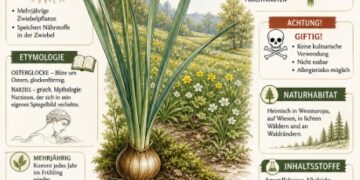GELBE NARZISSE (Narcissus pseudonarcissus) – die Osterglocke des Frühlings